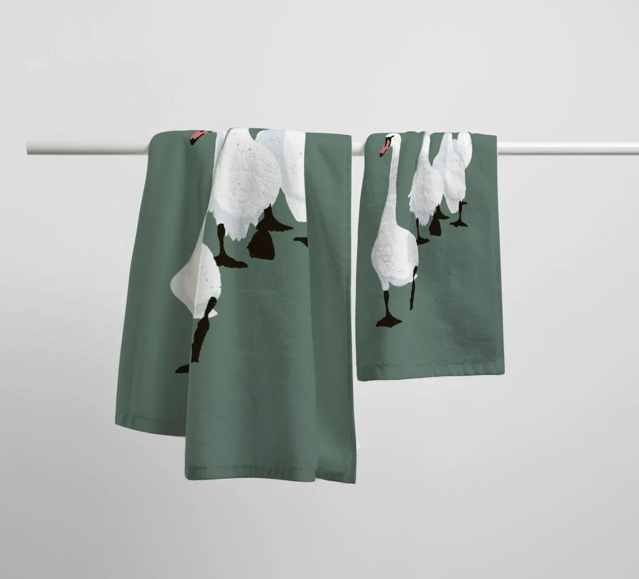 Swan Parade Design minimalista Bujaboom asciugamano da bagno da bujaboom