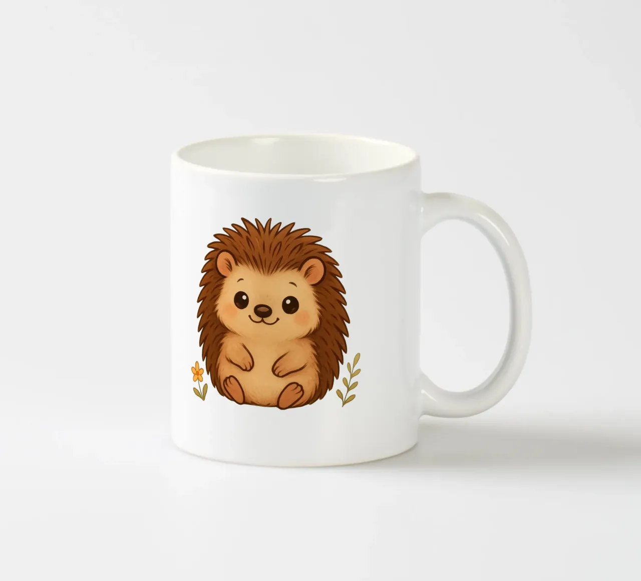 Accogliente riccio tazza in ceramica da FluffyToons