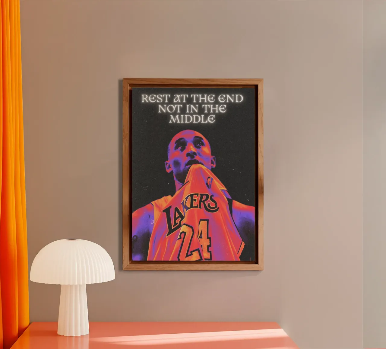 Kobe Bryant alluminio dibond da Limitless Prints