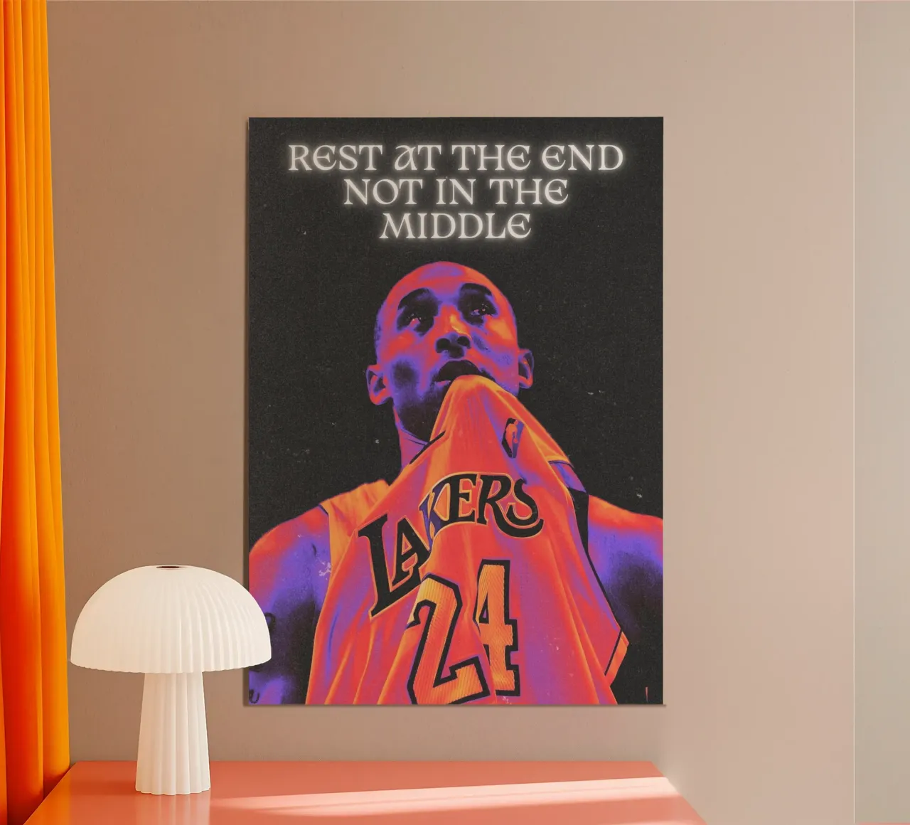 Kobe Bryant alluminio dibond da Limitless Prints