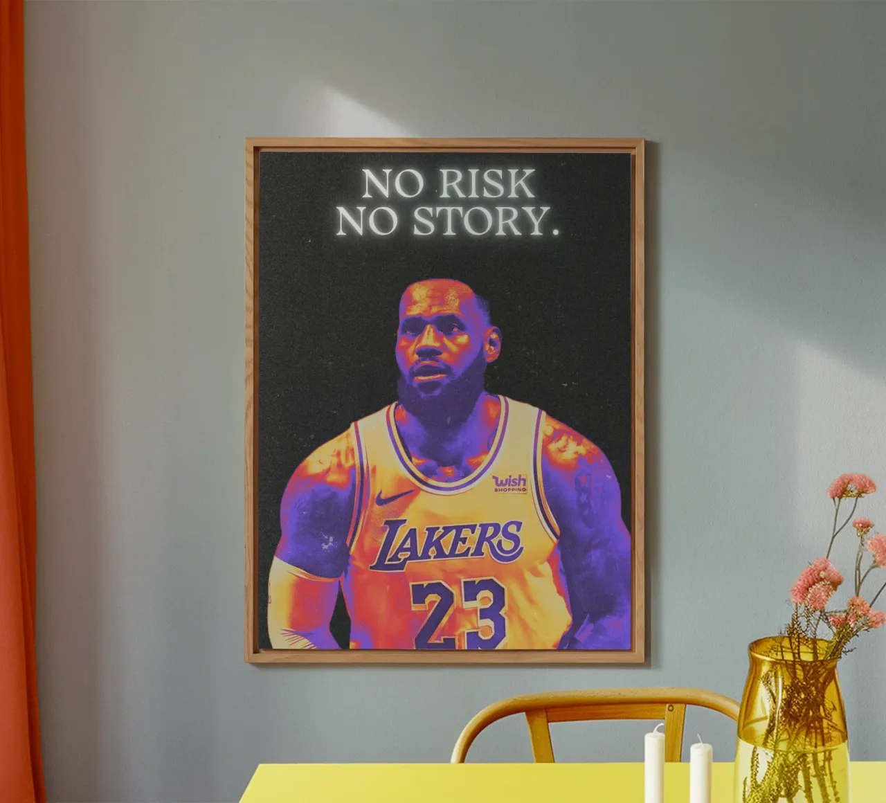 Lebron James alluminio dibond da Limitless Prints