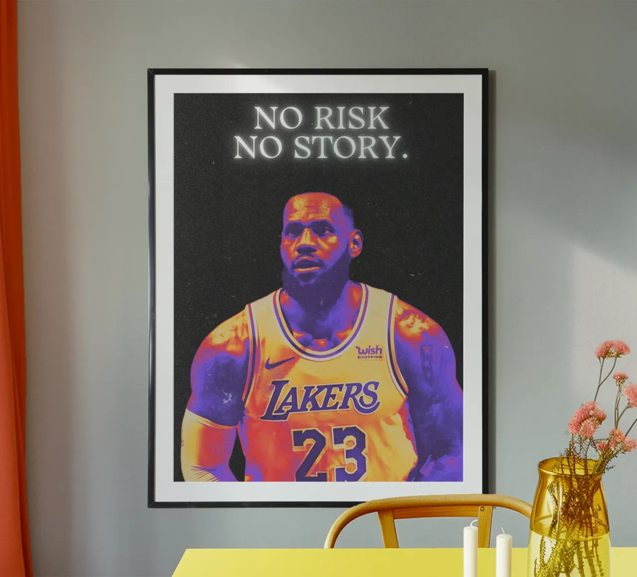 Lebron James carta hahnemühle da Limitless Prints