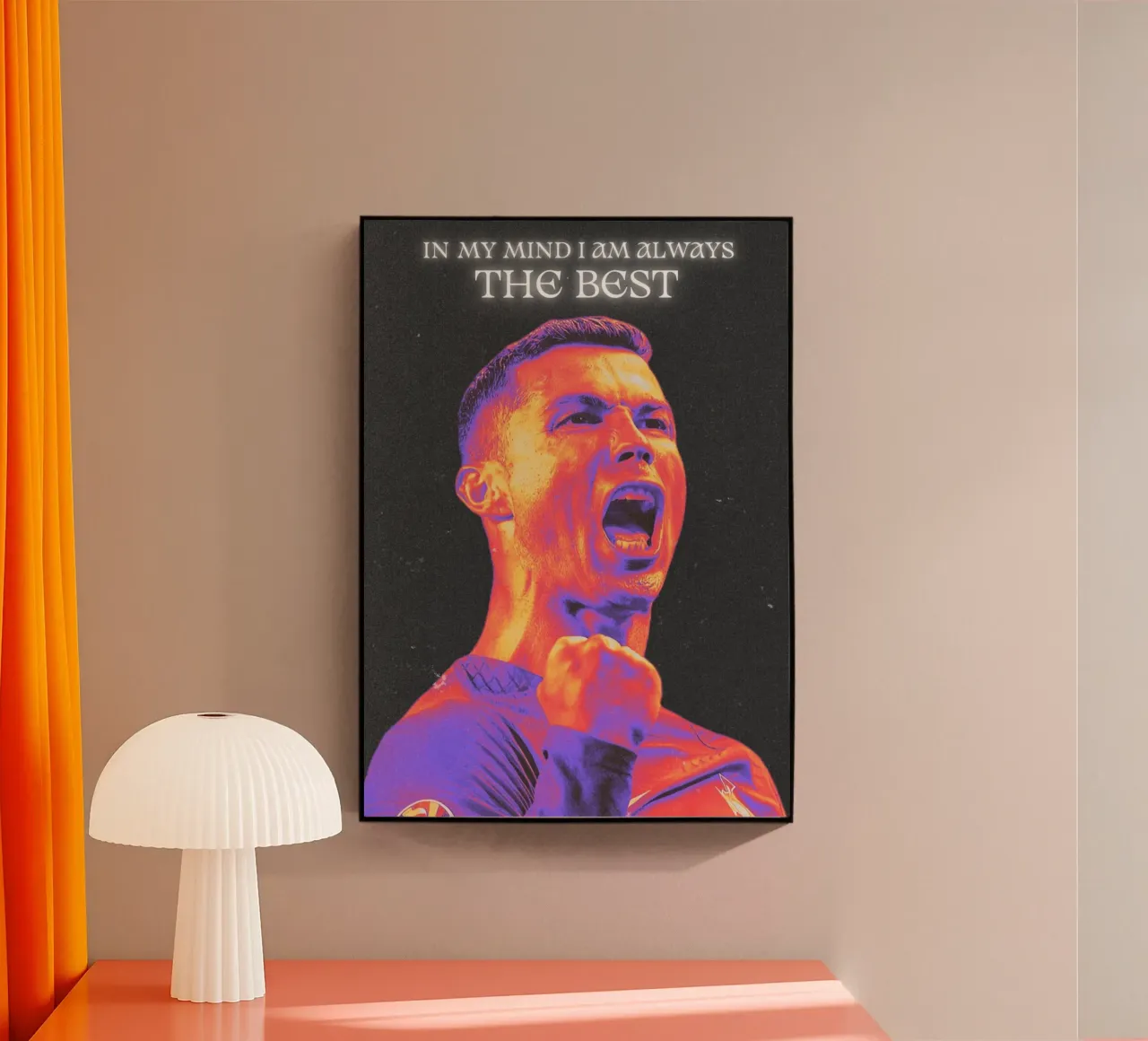 C. Ronaldo plexiglass da Limitless Prints