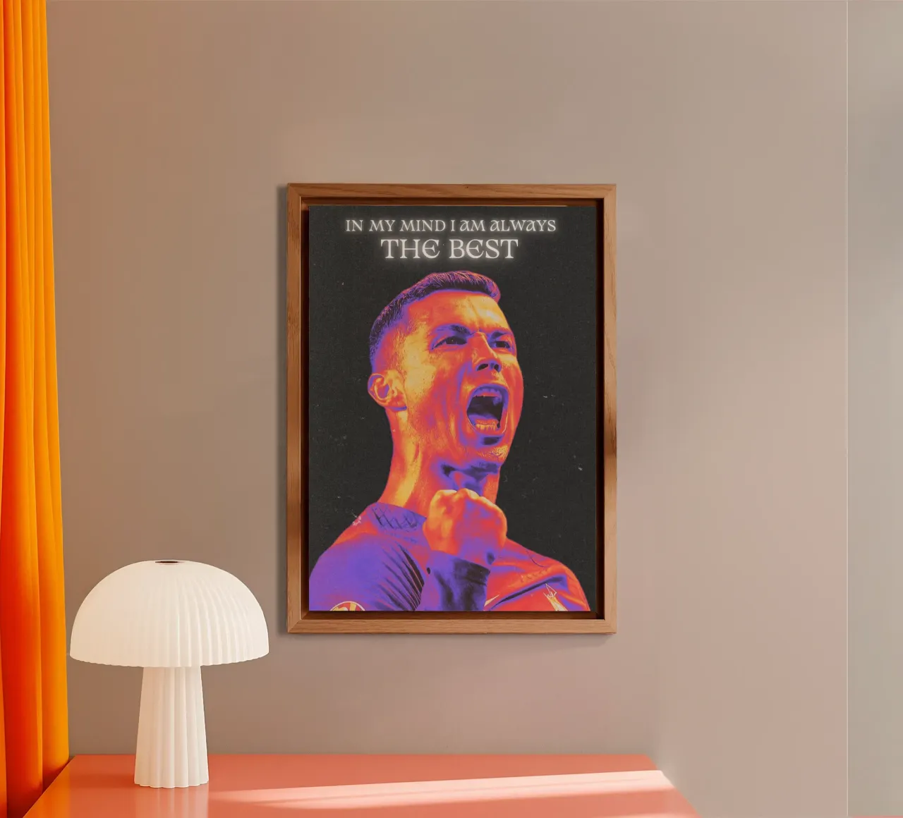 C. Ronaldo alluminio dibond da Limitless Prints