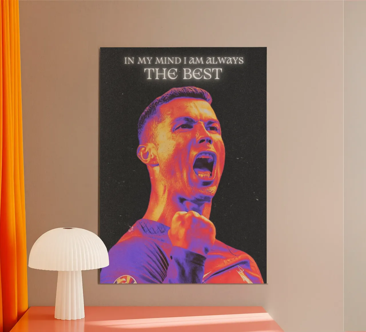 C. Ronaldo alluminio dibond da Limitless Prints