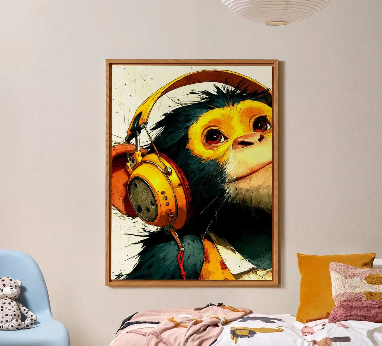 Scimmia alluminio dibond da Puschkinowa