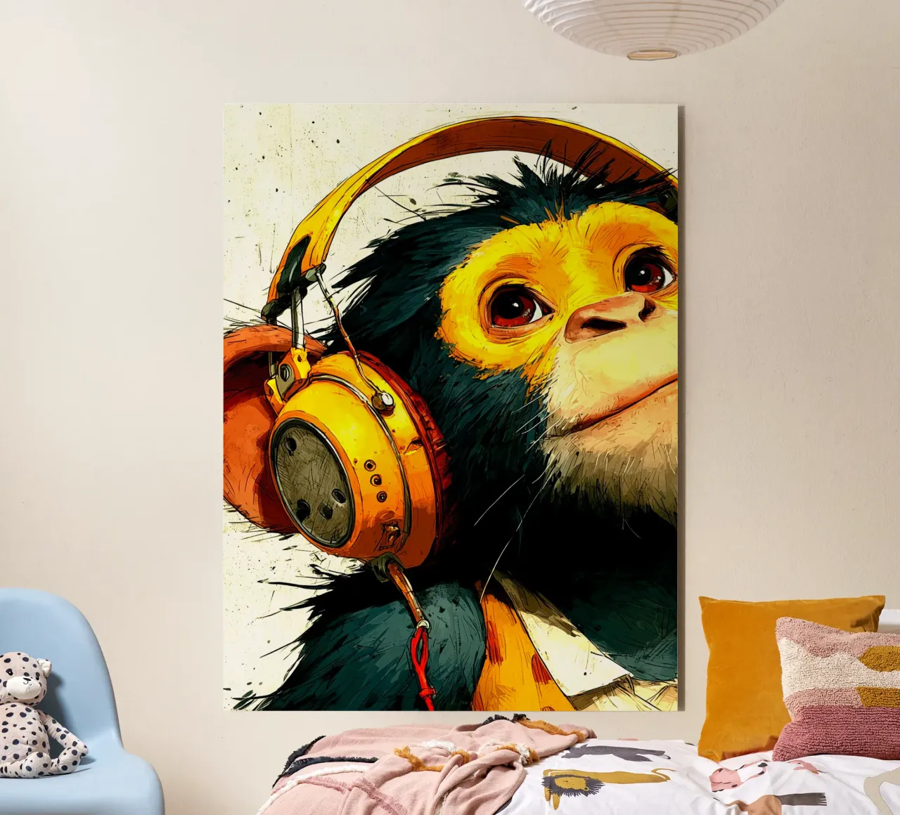 Scimmia alluminio dibond da Puschkinowa