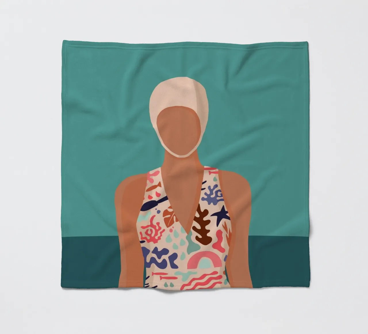 Design moderno e retrò con galleggiante Bujaboom coperta in pile da bujaboom