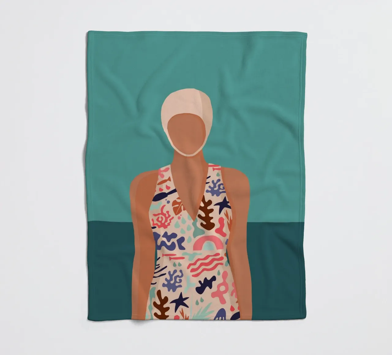 Design moderno e retrò con galleggiante Bujaboom coperta in pile da bujaboom