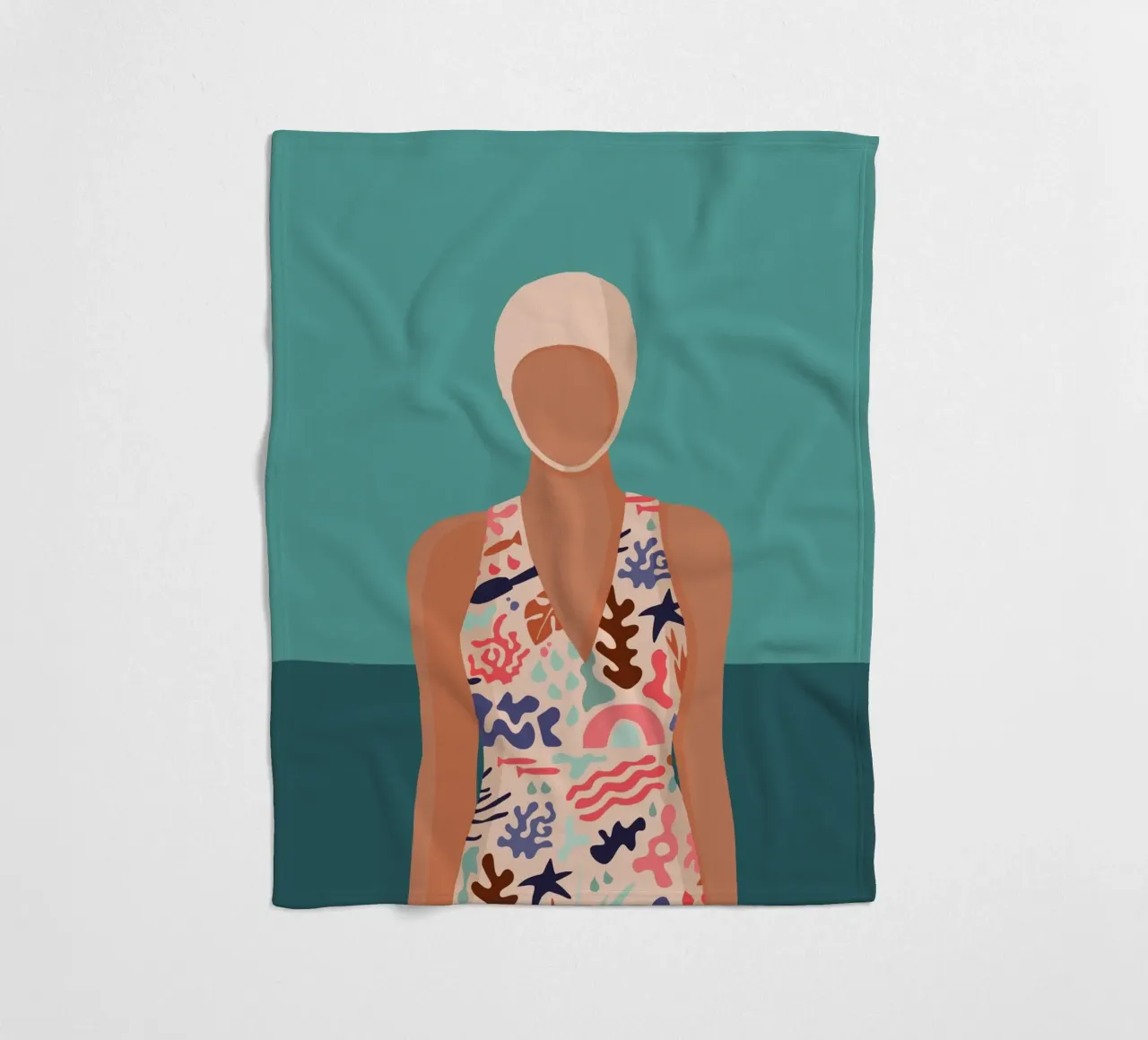 Design moderno e retrò con galleggiante Bujaboom coperta in pile da bujaboom