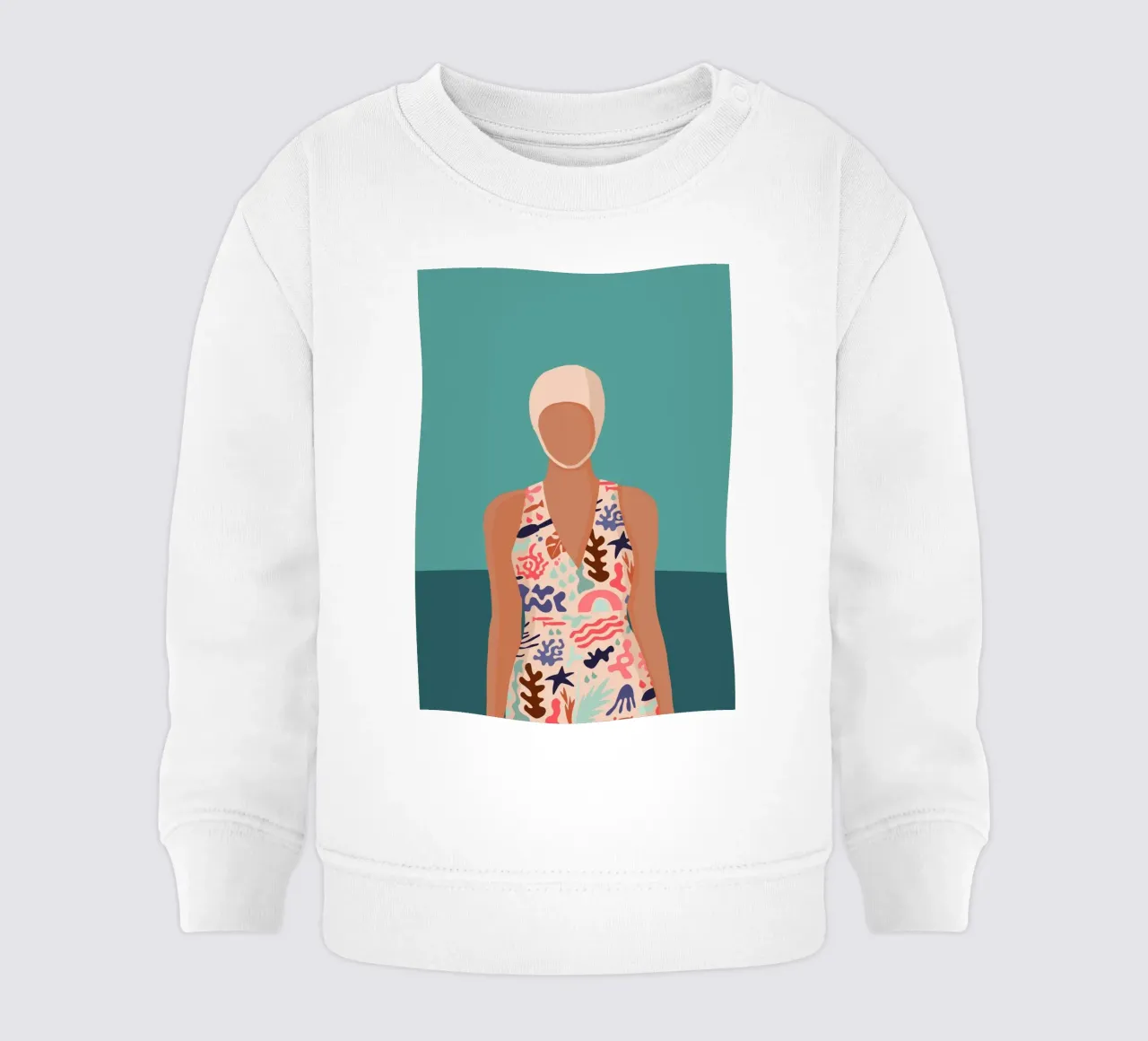 Design moderno e retrò con galleggiante Bujaboom felpa neonato da bujaboom