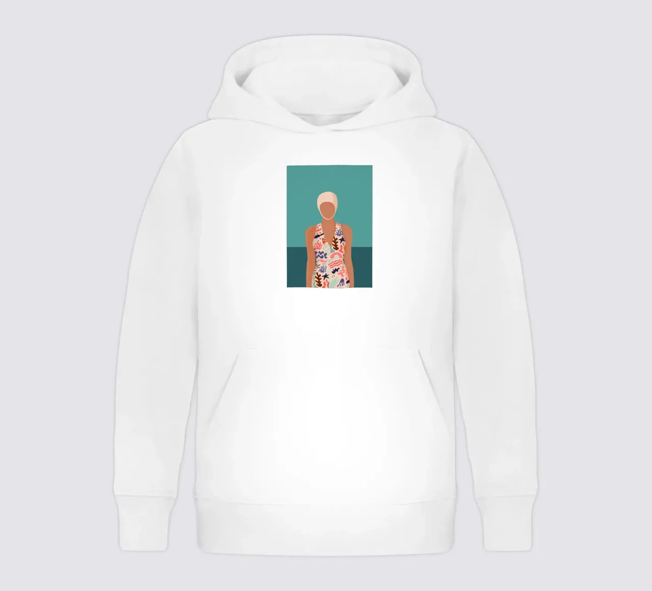 Design moderno e retrò con galleggiante Bujaboom felpa bambino con cappuccio da bujaboom