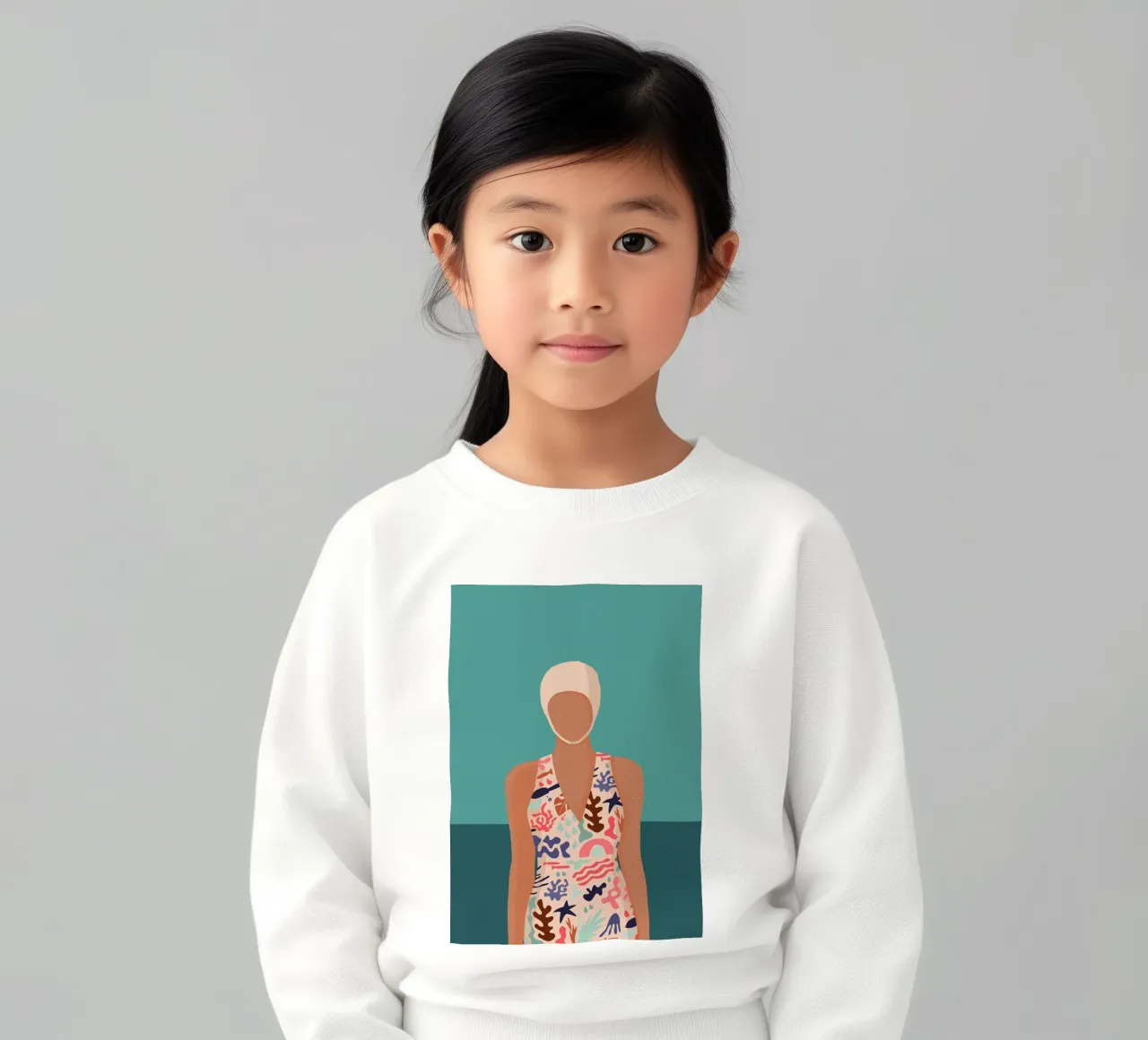 Design moderno e retrò con galleggiante Bujaboom felpa bambino da bujaboom