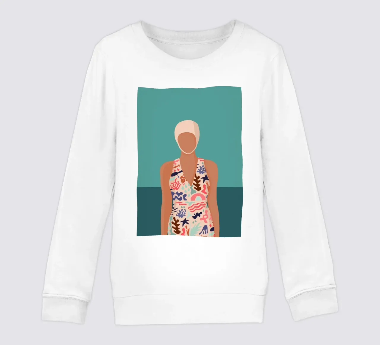 Design moderno e retrò con galleggiante Bujaboom felpa bambino da bujaboom