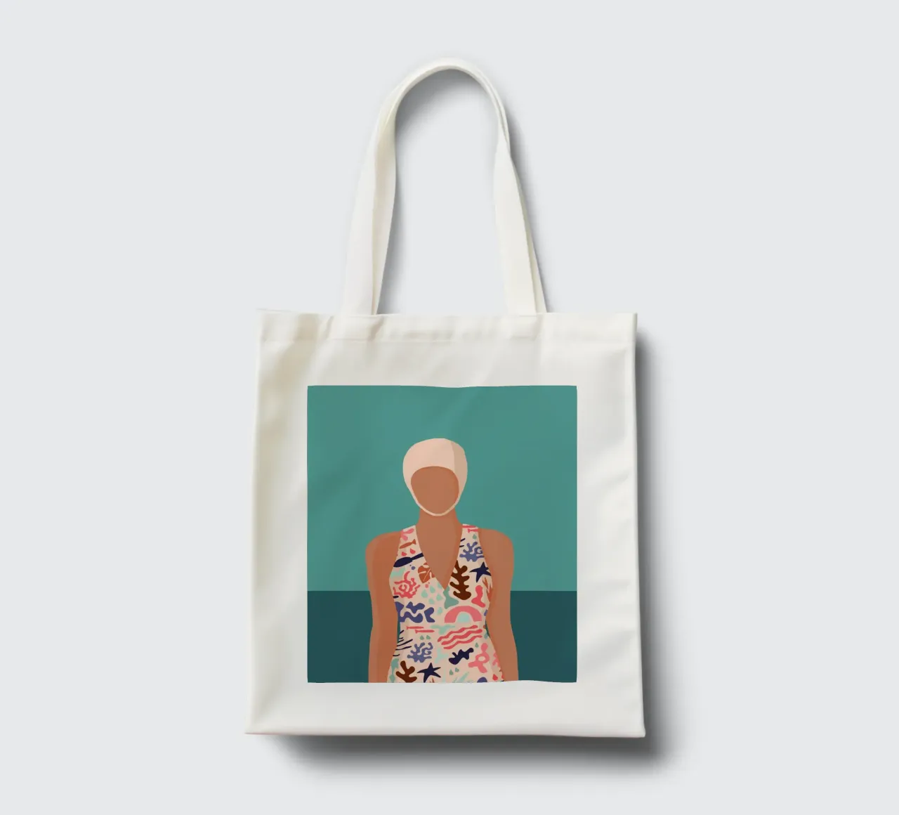 Design moderno e retrò con galleggiante Bujaboom borsa in juta da bujaboom