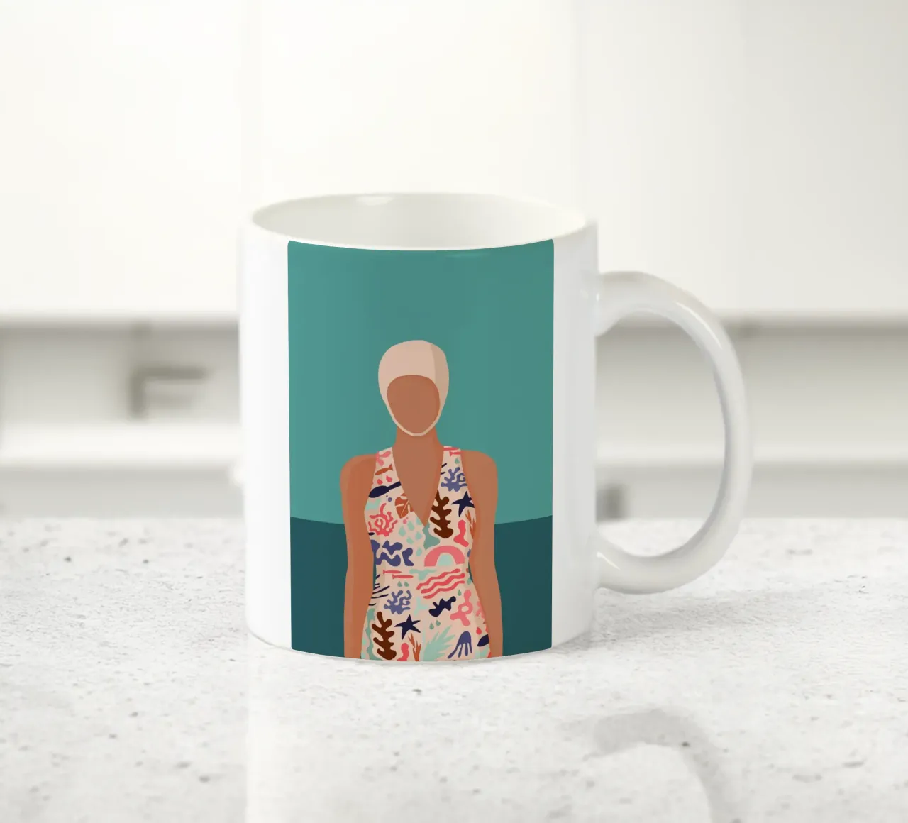 Design moderno e retrò con galleggiante Bujaboom tazza in ceramica da bujaboom