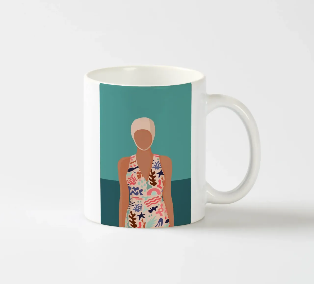 Design moderno e retrò con galleggiante Bujaboom tazza in ceramica da bujaboom