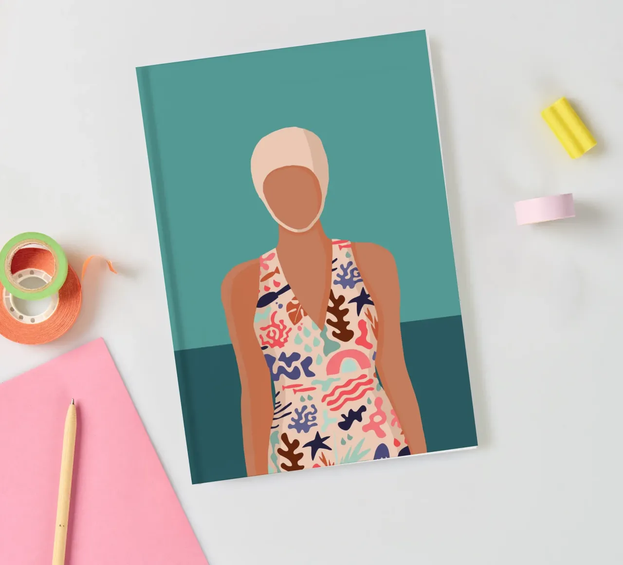 Modern retro design with Bujaboom float notebook by bujaboom