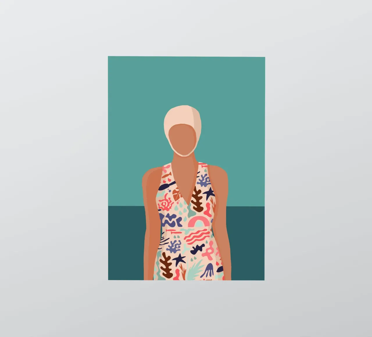 Modern retro design with Bujaboom float sticker by bujaboom