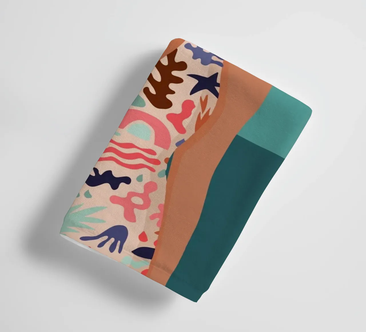 Modern retro design with Bujaboom float towel by bujaboom