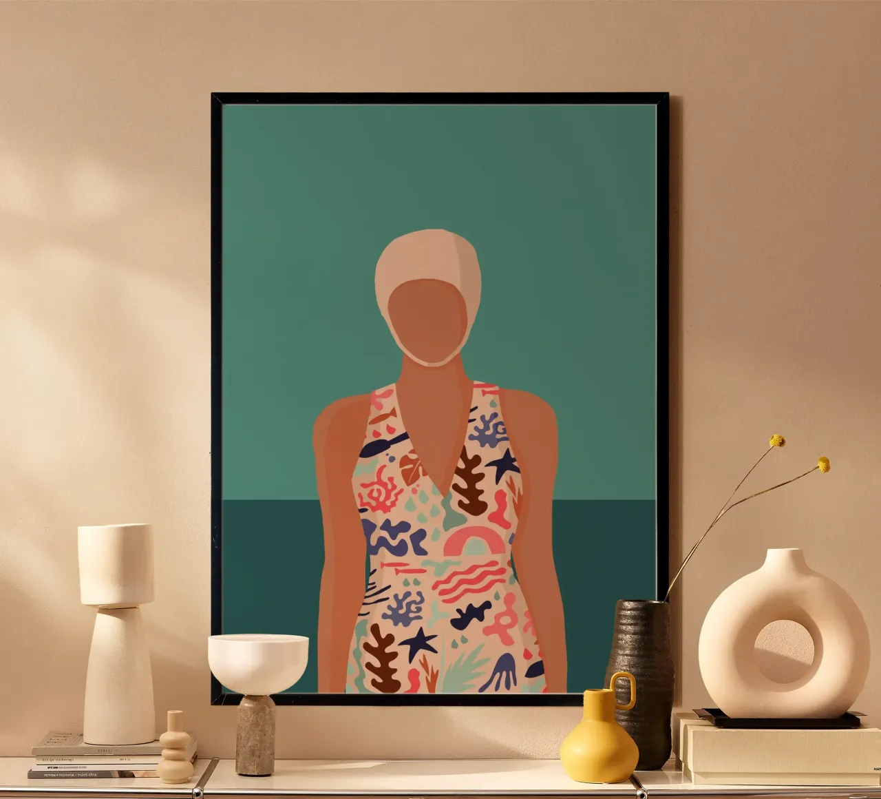 Design moderno e retrò con galleggiante Bujaboom carta hahnemühle da bujaboom