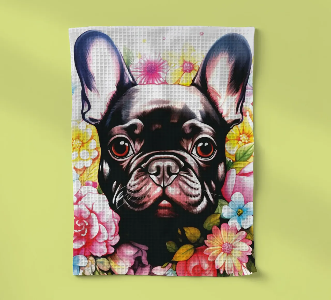 Bullie francese canovaccio da cucina da Puschkinowa