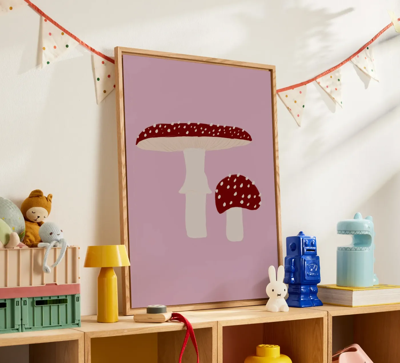 Fliegenpilze plexiglass da Sophie Augustin Illustration