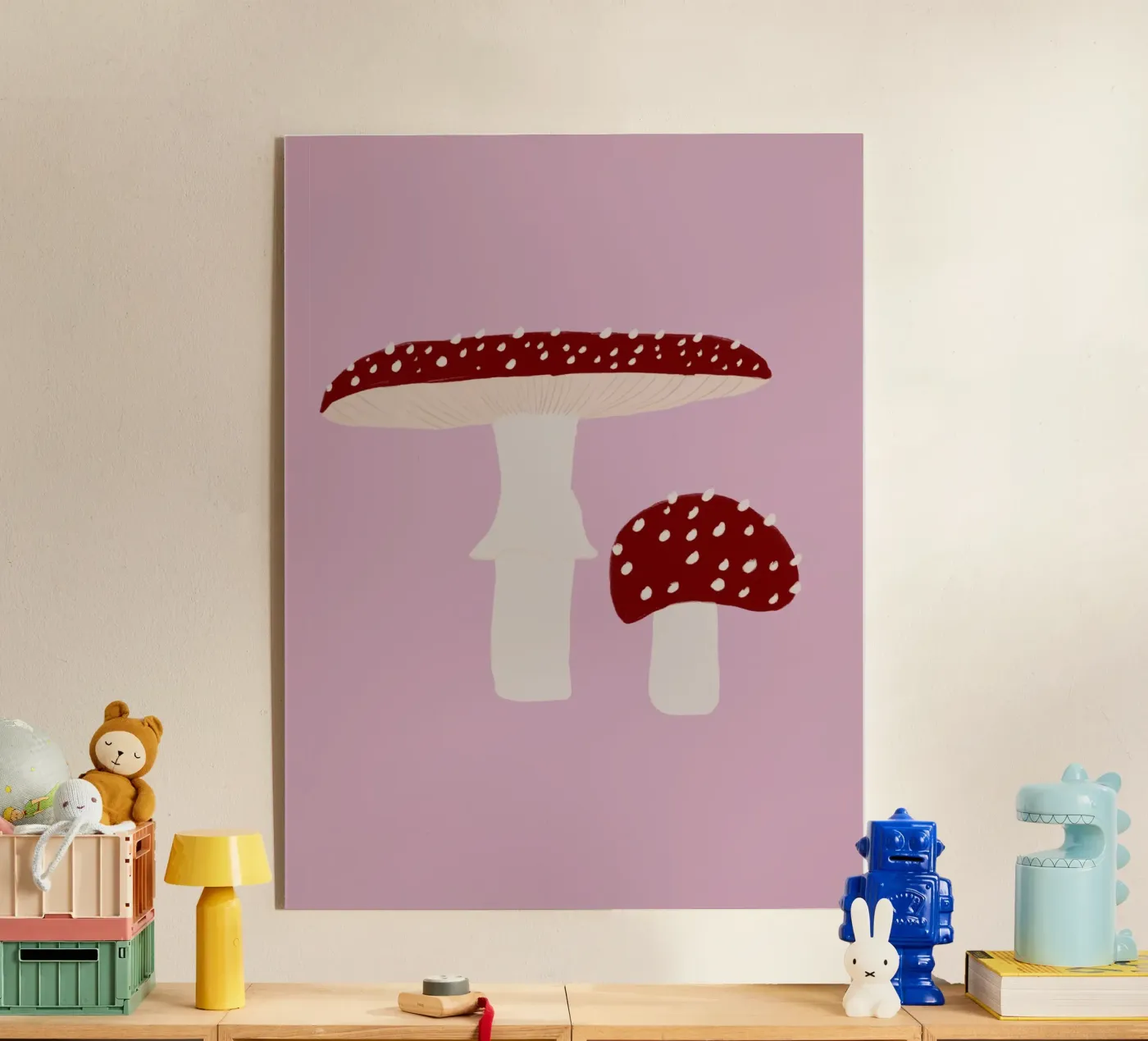 Fliegenpilze plexiglass da Sophie Augustin Illustration