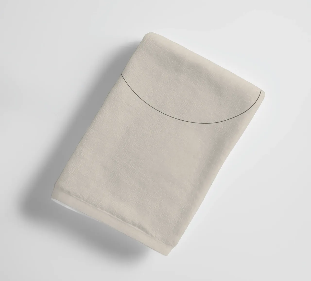 The Zero State - Minimalist Abstract towel by KHouse Studio