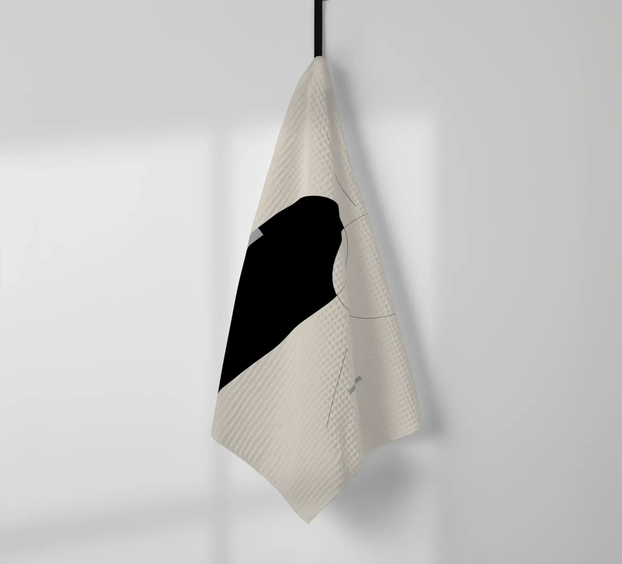 L'état zéro - Abstrait minimaliste torchon de KHouse Studio