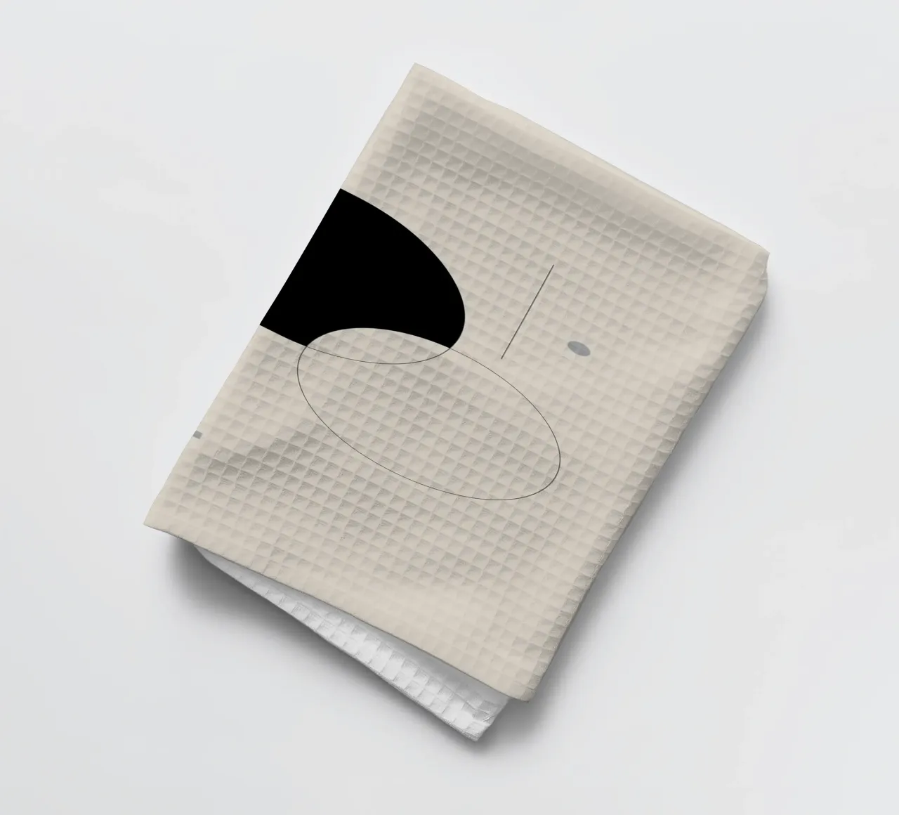 L'état zéro - Abstrait minimaliste torchon de KHouse Studio