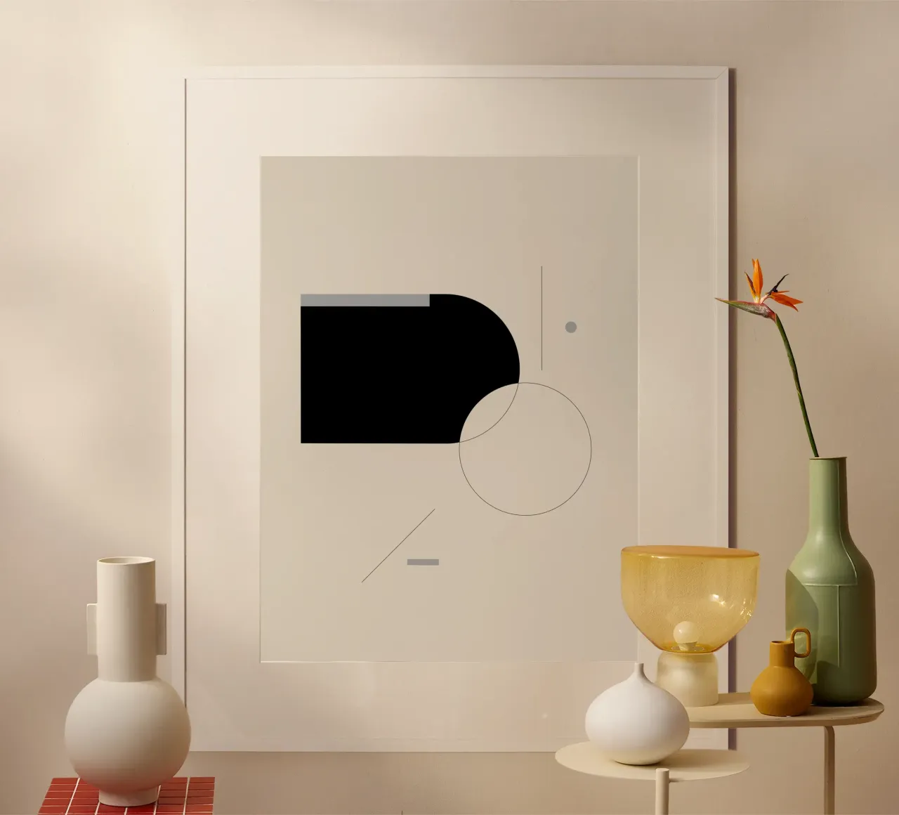 The Zero State - Minimalist Abstract hahnemühle by KHouse Studio
