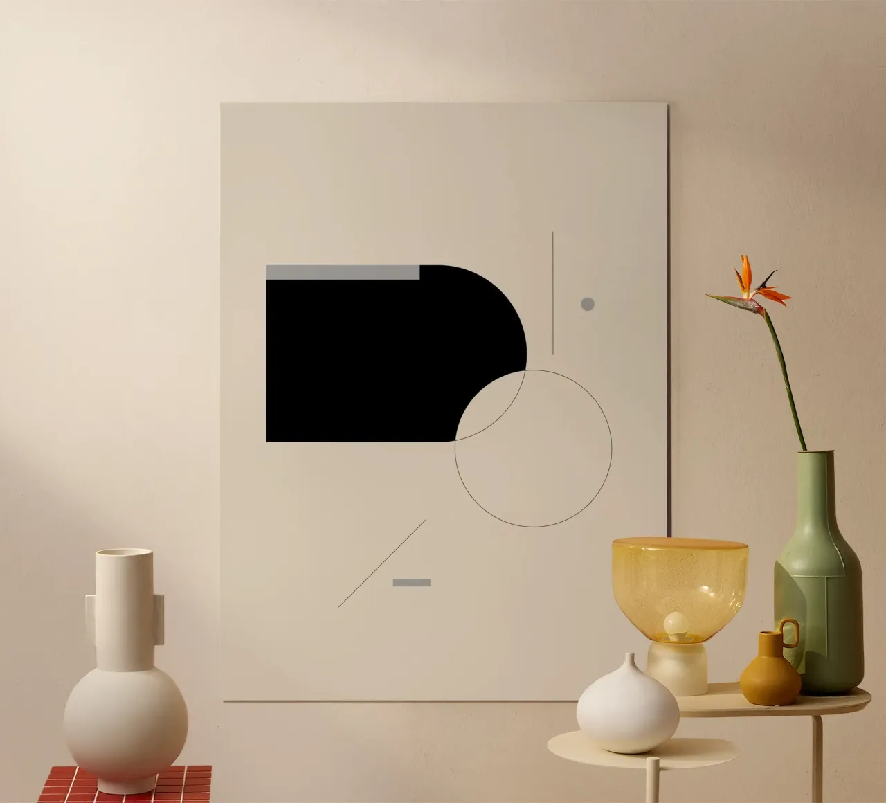The Zero State - Minimalist Abstract hahnemühle by KHouse Studio