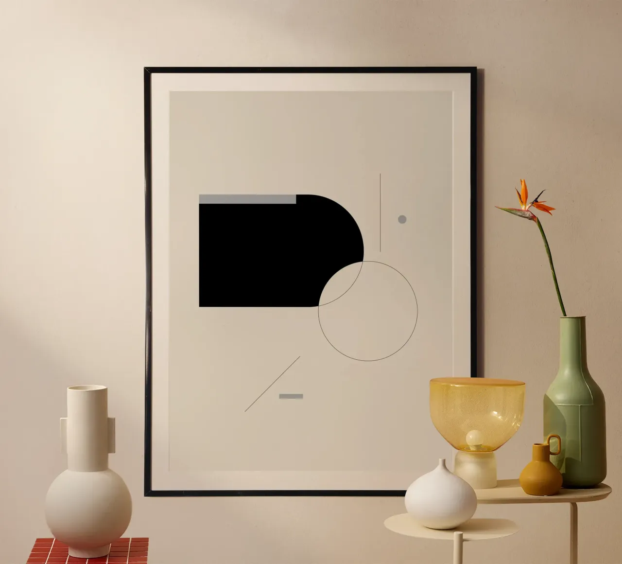 The Zero State - Minimalist Abstract hahnemühle by KHouse Studio
