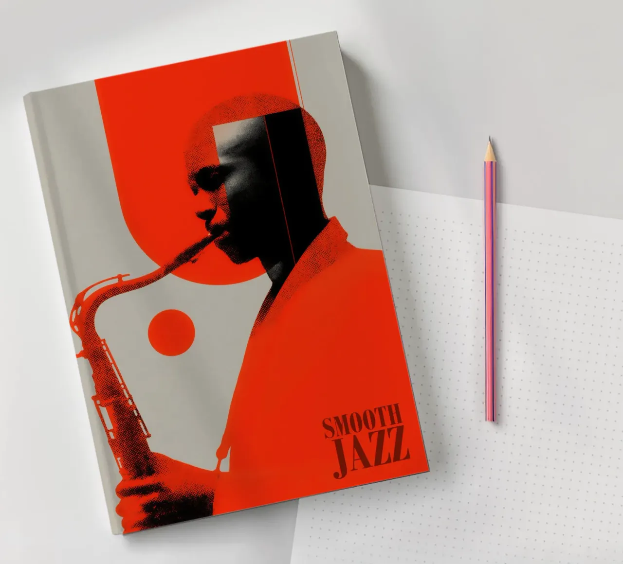 Smooth Jazz in Retro-Rot | Vintage Plattencover diario da Autofocus