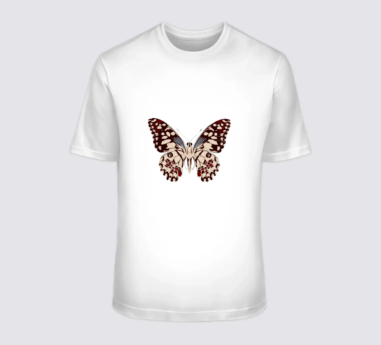 Schmetterling Dunkelblau t-shirt da Sophie Augustin Illustration