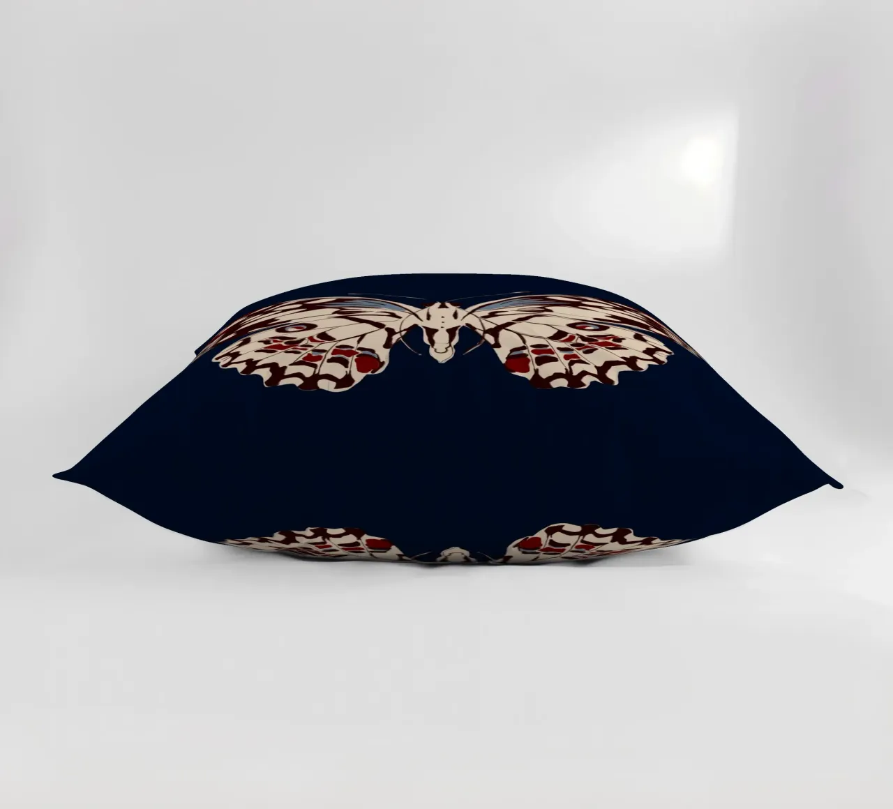 Schmetterling Dunkelblau cuscino da Sophie Augustin Illustration