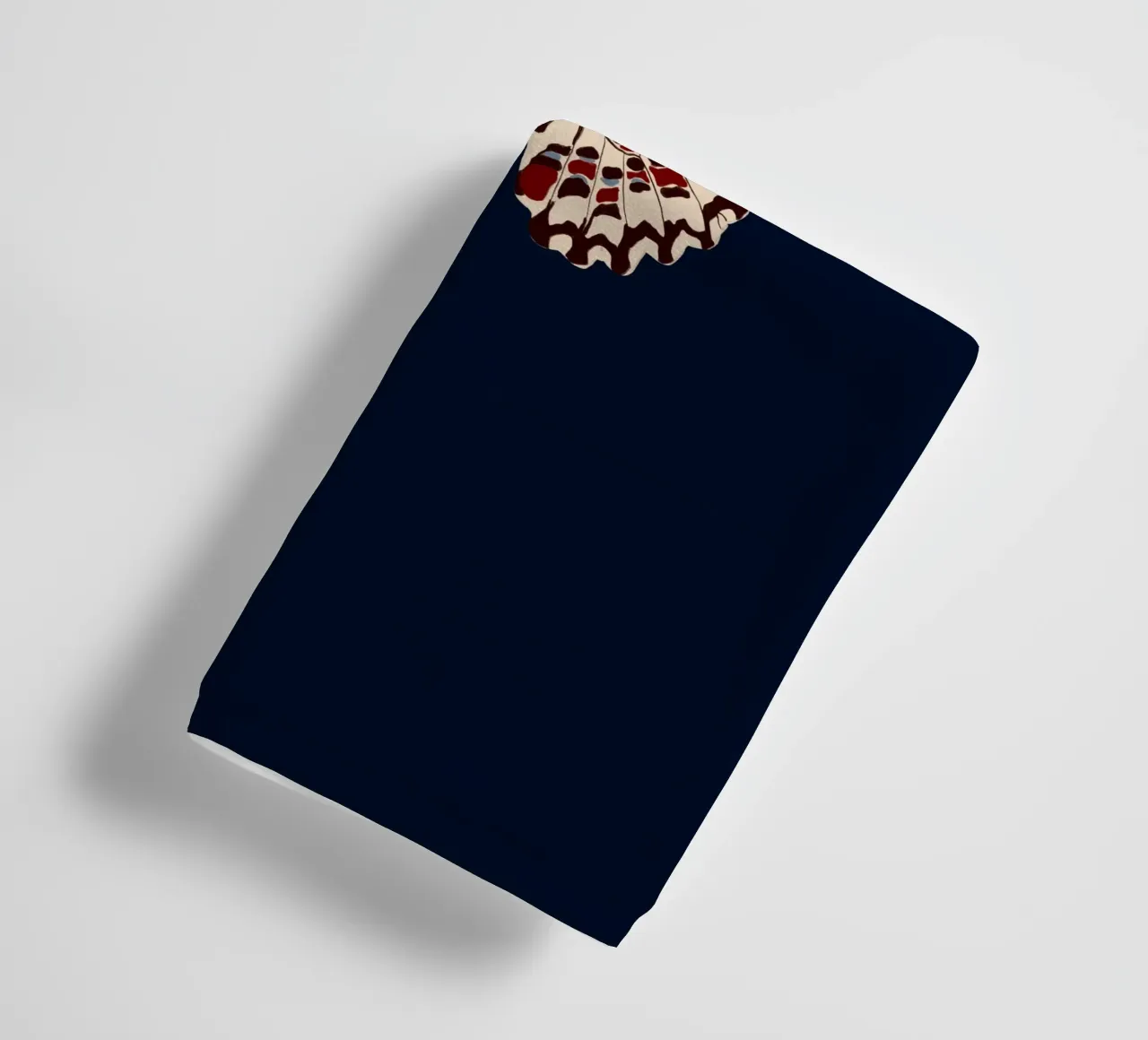 Schmetterling Dunkelblau asciugamano da bagno da Sophie Augustin Illustration