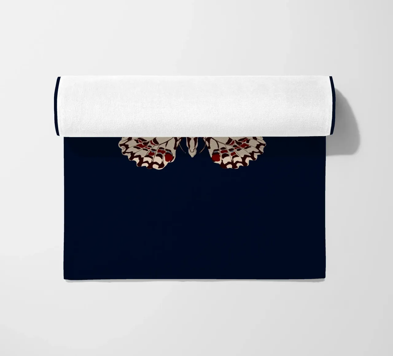 Schmetterling Dunkelblau telo mare da Sophie Augustin Illustration