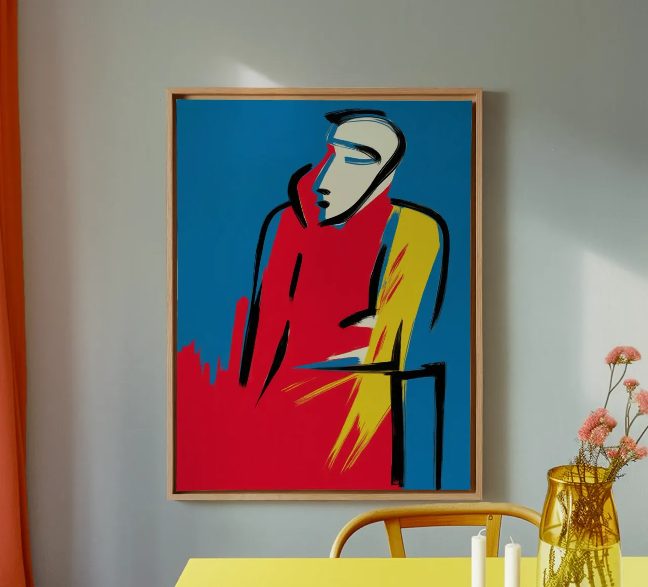 The self-thinker | Ode to reflection canvas by Autofocus