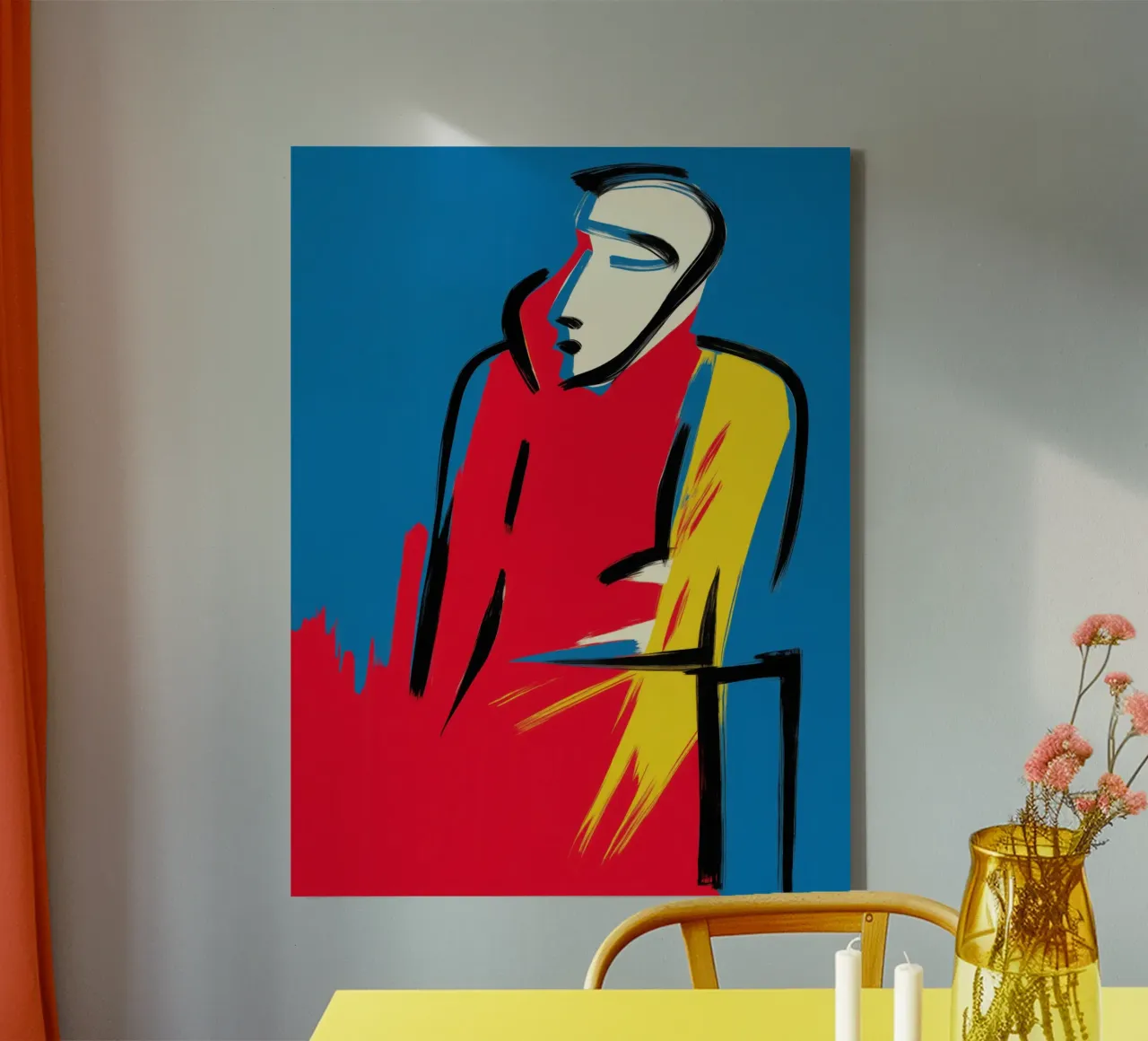 The self-thinker | Ode to reflection canvas by Autofocus