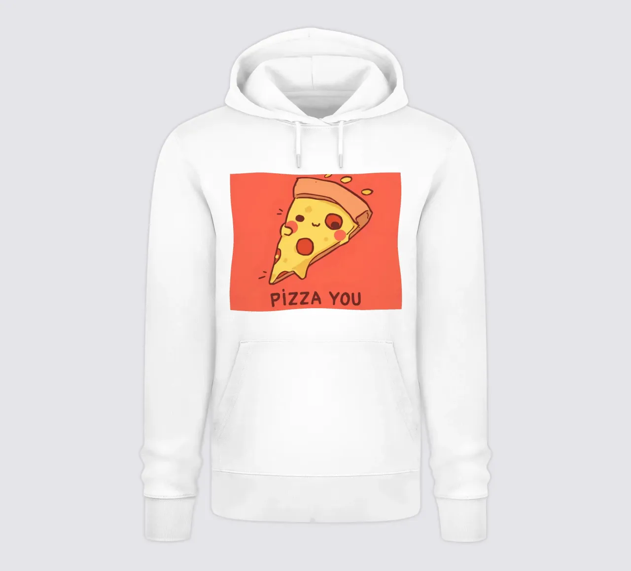Cute Funny Pizza Slice felpa con cappuccio da DesignDoodle