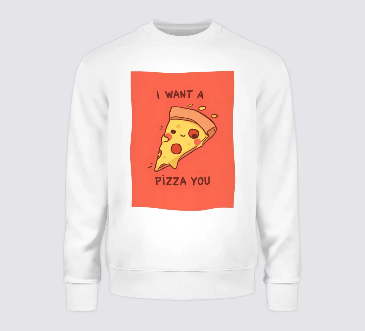 Cute Funny Pizza Slice felpa da DesignDoodle