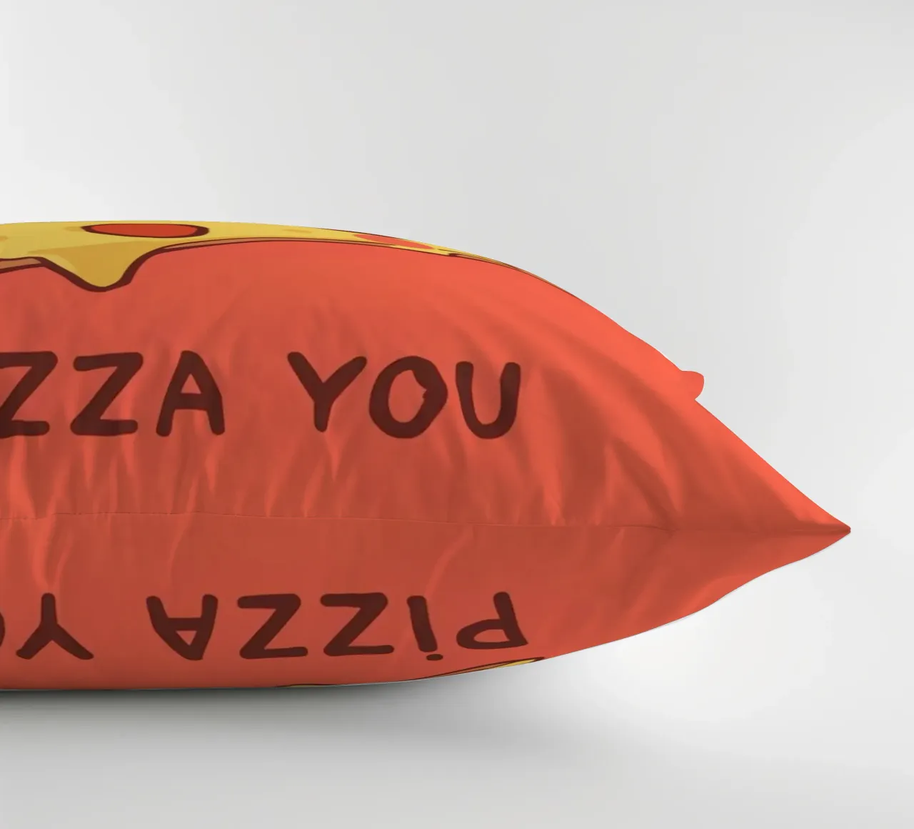 Cute Funny Pizza Slice cuscino da DesignDoodle