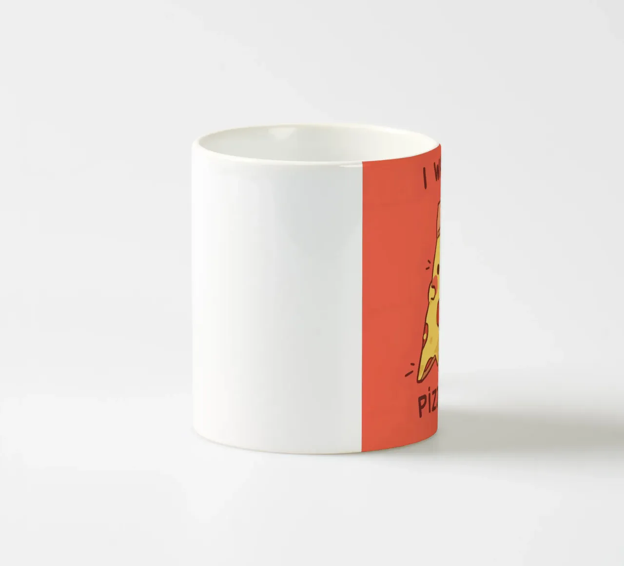Cute Funny Pizza Slice tazza in ceramica da DesignDoodle