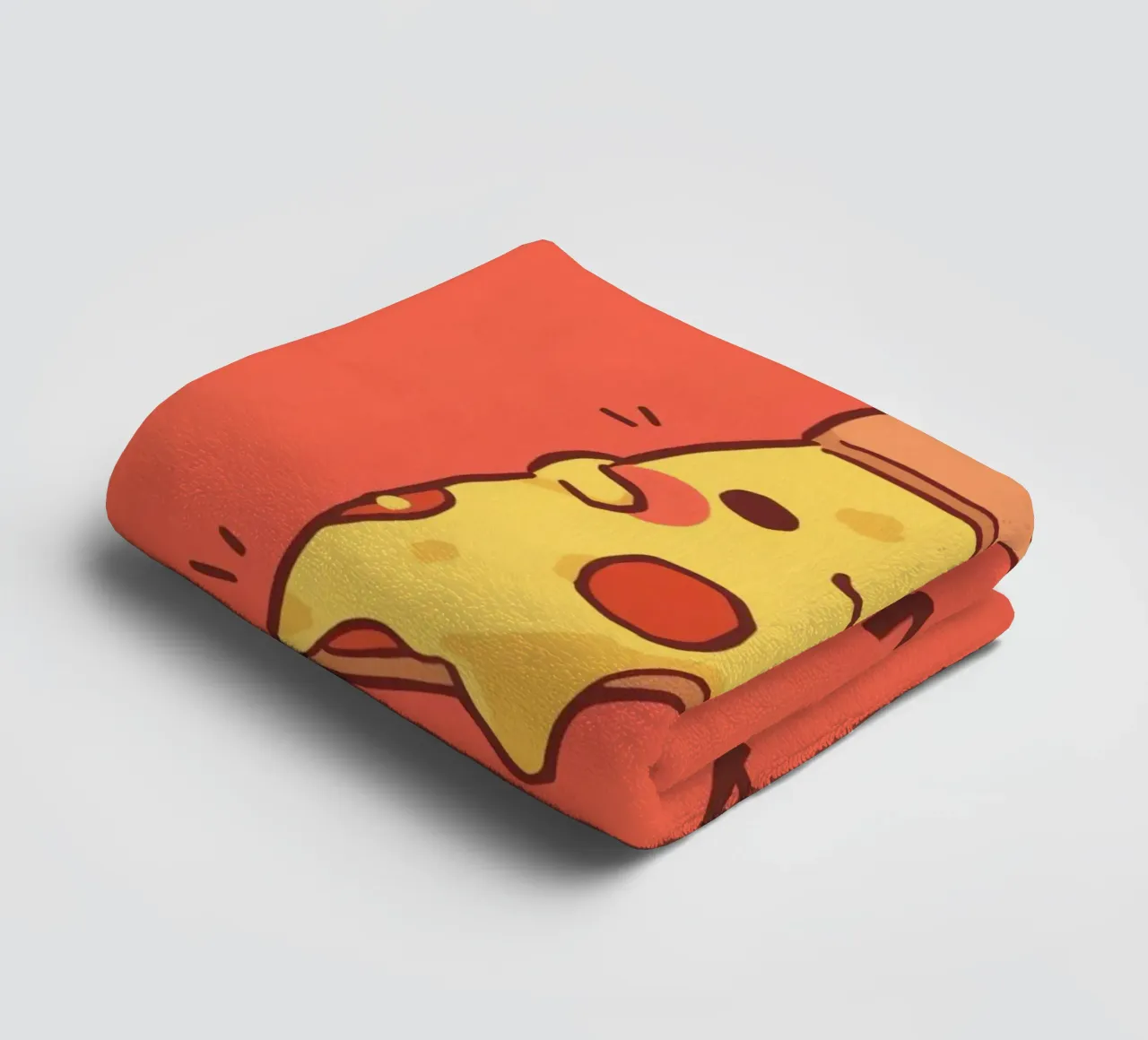 Cute Funny Pizza Slice asciugamano da bagno da DesignDoodle