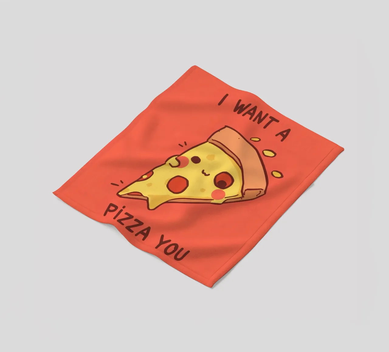 Cute Funny Pizza Slice coperta in pile da DesignDoodle