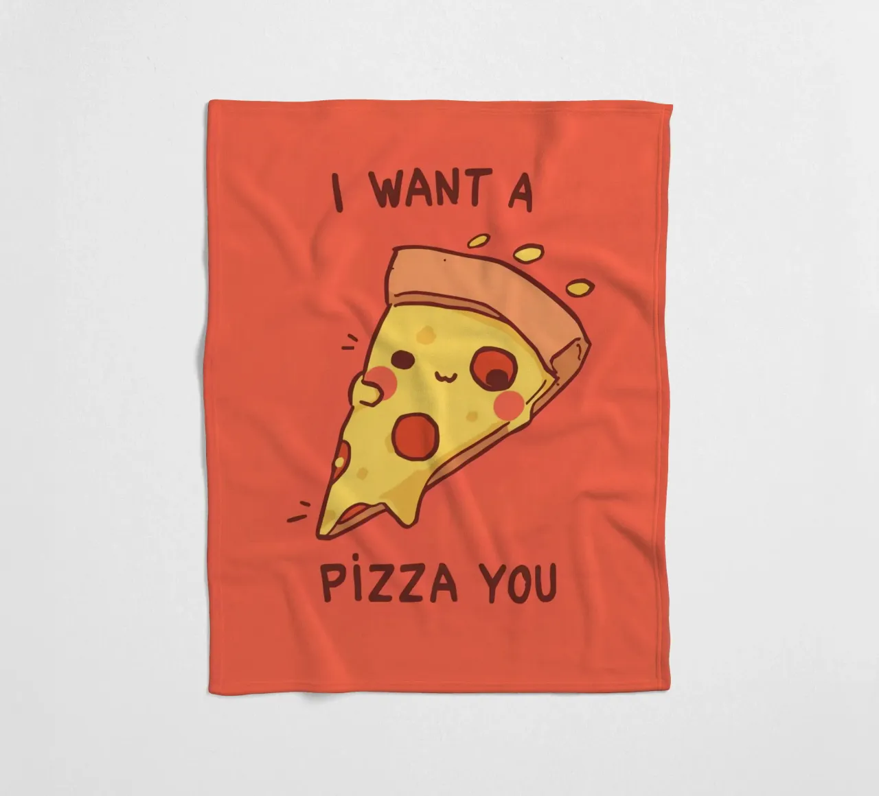 Cute Funny Pizza Slice coperta in pile da DesignDoodle
