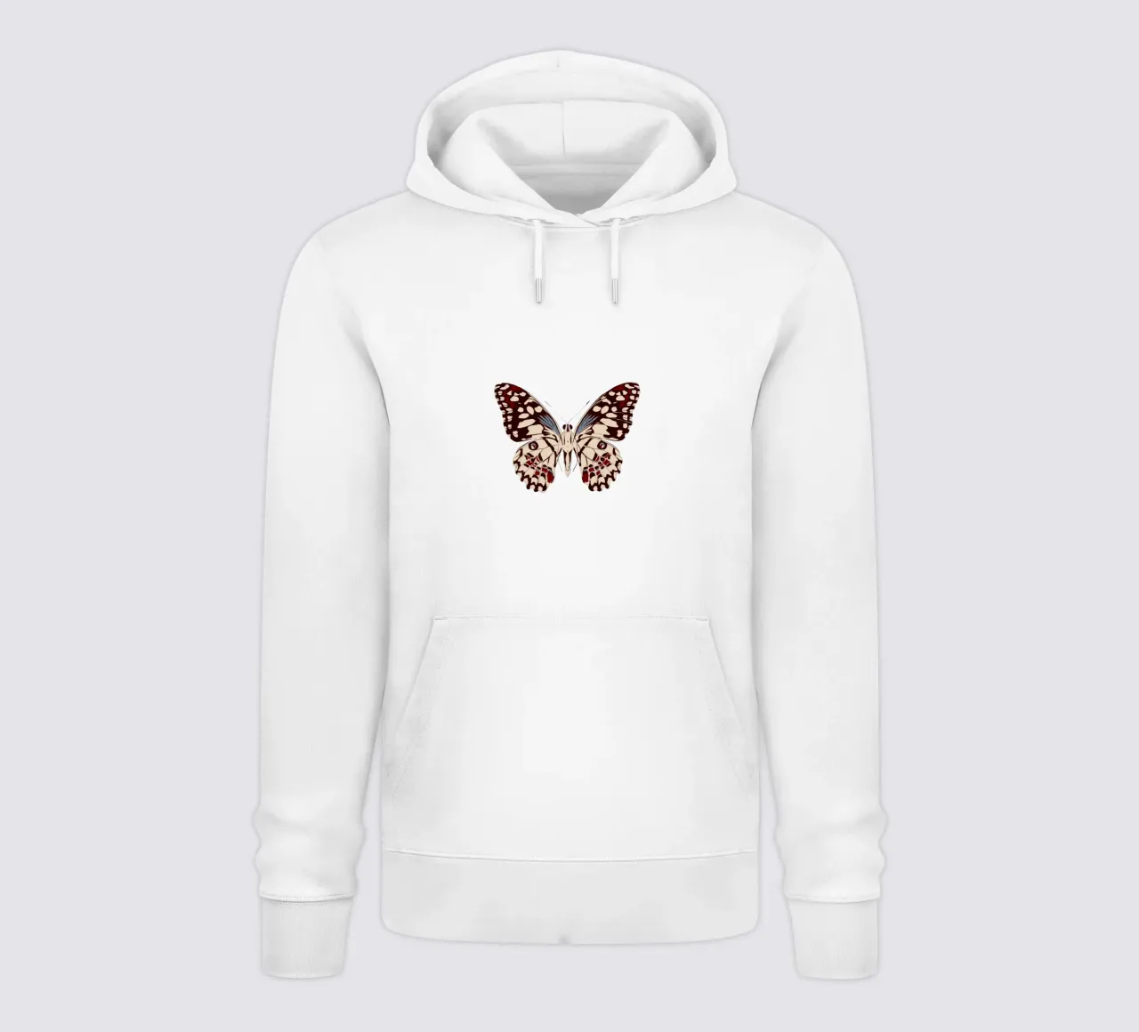 Schmetterling Altrosa felpa con cappuccio da Sophie Augustin Illustration