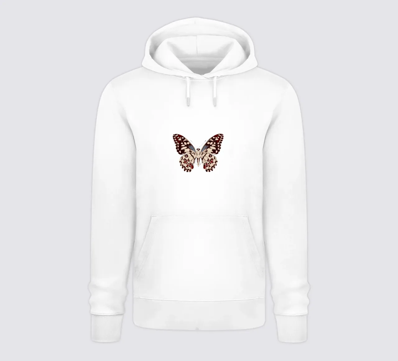 Schmetterling Altrosa felpa con cappuccio da Sophie Augustin Illustration